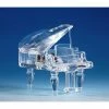 The Christmas Palace 6" ACRYLIC PIANO WITH MUSIC Table Tops