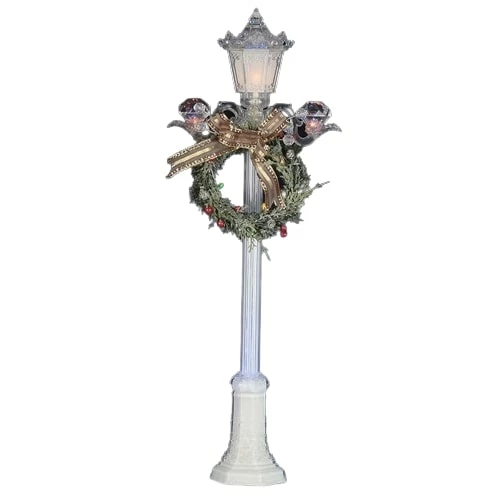 Coupon π The π Christmas Palace 24" ACRYLIC LED STREET LAMP WITH WREATH BATTERY OPERATED Table Tops π 1 The Christmas Palace 24" ACRYLIC LED STREET LAMP WITH WREATH BATTERY OPERATED Table Tops
