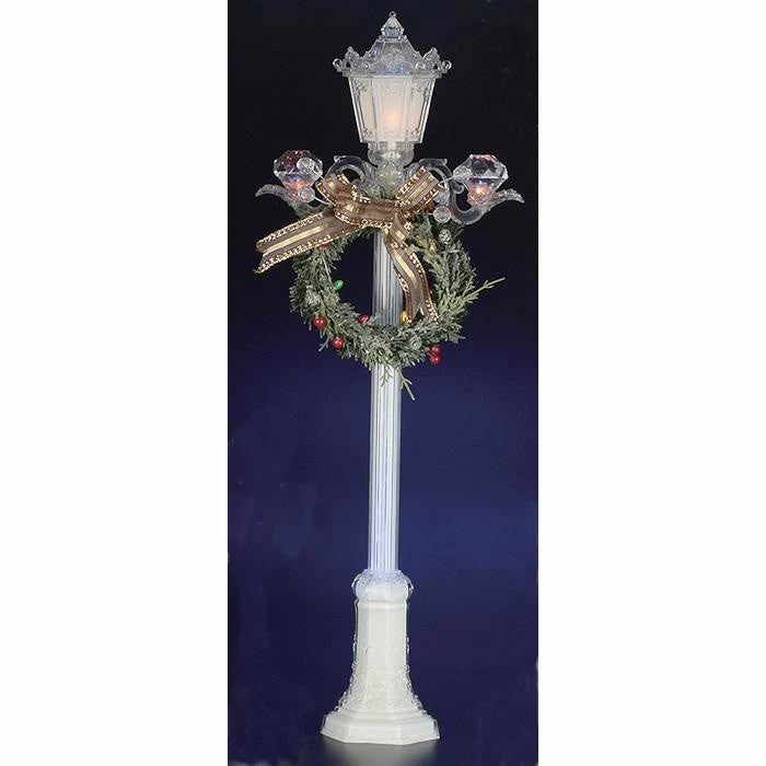 Coupon π The π Christmas Palace 24" ACRYLIC LED STREET LAMP WITH WREATH BATTERY OPERATED Table Tops π 2 The Christmas Palace 24" ACRYLIC LED STREET LAMP WITH WREATH BATTERY OPERATED Table Tops