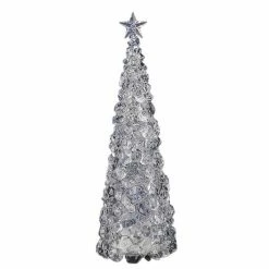 The Christmas Palace 17" LED ICE CUBE ACRYLIC TREE BATTERY OPERATED