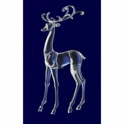 The Christmas Palace 25" ACRYLIC ELEGANT STANDING DEER