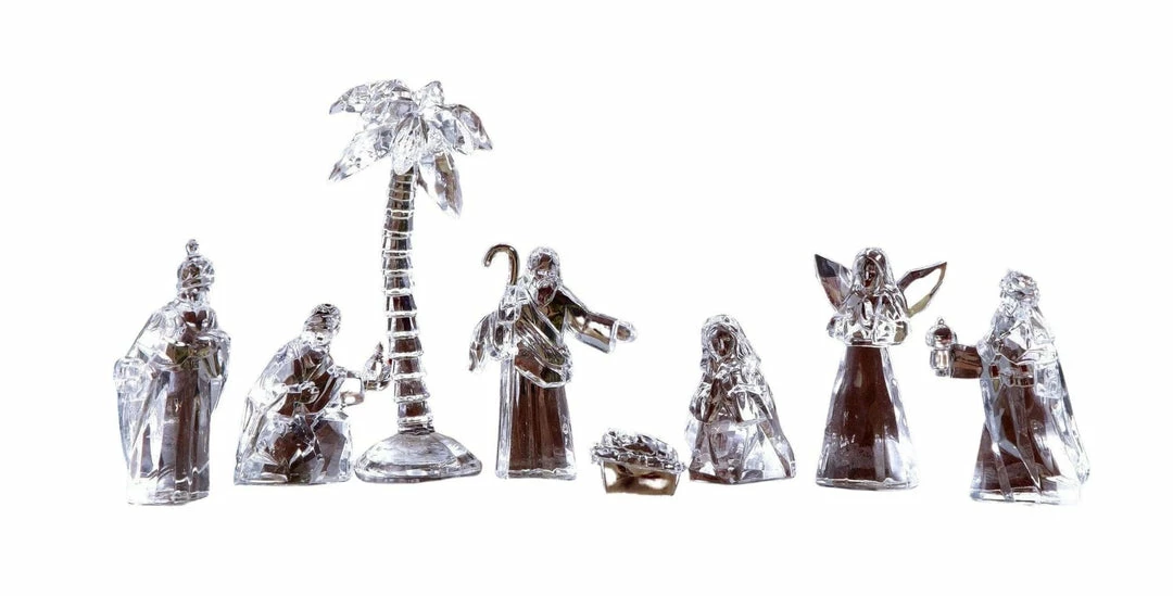 Best Pirce π₯° The π Christmas Palace 5" ACRYLIC POCKET SIZE NATIVITY SET OF 8 Nativity & Stables β¨ 1 The Christmas Palace 5" ACRYLIC POCKET SIZE NATIVITY SET OF 8 Nativity & Stables