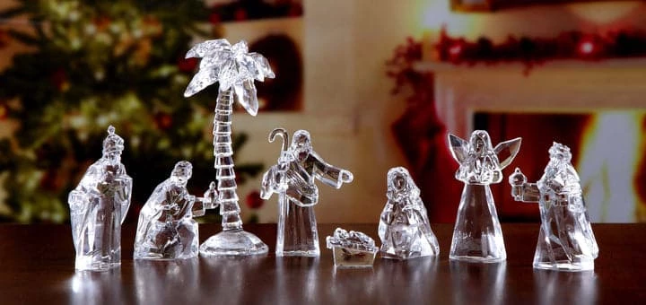 Best Pirce π₯° The π Christmas Palace 5" ACRYLIC POCKET SIZE NATIVITY SET OF 8 Nativity & Stables β¨ 2 The Christmas Palace 5" ACRYLIC POCKET SIZE NATIVITY SET OF 8 Nativity & Stables