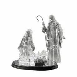 The Christmas Palace 16" ACRYLIC HOLY FAMILY SET OF 4 PIECES