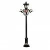 The Christmas Palace 28" LED BLACK STREET LAMP BATTERY OPERATED