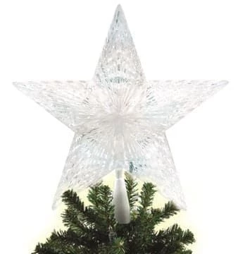 Best Sale π The π Christmas Palace 9" LED PENTAGRAM STAR TREE TOPPER 10 LIGHTS BATTERY OPERATED Angels & Toppers π 1 The Christmas Palace 9" LED PENTAGRAM STAR TREE TOPPER 10 LIGHTS BATTERY OPERATED Angels & Toppers