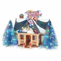 The Christmas Palace SNOW VILLAGE BRITE LITES HOLIDAY HOUSE