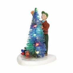 The Christmas Palace SNOW VILLAGE MAKING CHRISTMAS BRITE