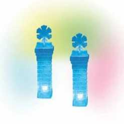 The Christmas Palace VILLAGE ACCESSORY LIT ICE CASTLE CORNERS