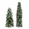 The Christmas Palace VILLAGE ACCESSORY FESTIVE MOUNTAIN PINES PACK OF 2