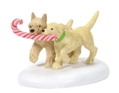 Outlet π₯ The π Christmas Palace VILLAGE ACCESSORY PEPPERMINT PUPS π― 1 The Christmas Palace VILLAGE ACCESSORY PEPPERMINT PUPS