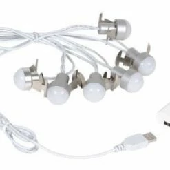 The Christmas Palace VILLAGE USB LED 6 LIGHT SET