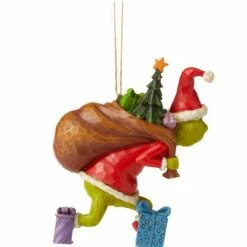 The Christmas Palace 5" THE GRINCH TIPTOEING ORNAMENT