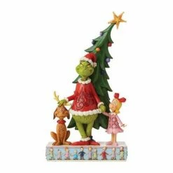 The Christmas Palace Department 56 POSSIBLE DREAMS 11" GRINCH, MAX AND CINDY LOU BY THE TREE