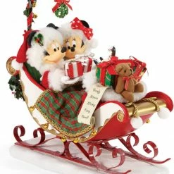 The Christmas Palace POSSIBLE DREAMS 11" SLEIGH BELLS & MISTLETOE