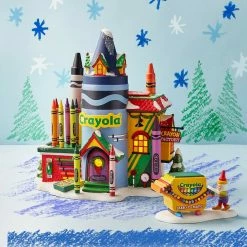 The Christmas Palace NORTH POLE CRAYOLA CRAYON FACTORY Department 56