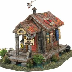 The Christmas Palace SNOW VILLAGE HALLOWN HAUNTED SWAMP SHANTY Department 56