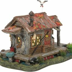 The Christmas Palace SNOW VILLAGE HALLOWN HAUNTED SWAMP SHANTY Department 56