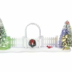 The Christmas Palace VILLAGE ACCESSORY CARDINAL CHRISTMAS GATE Department 56