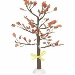 The Christmas Palace VILLAGE ACCESSORY YELLOW RIBBON OAK