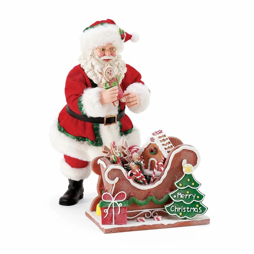 Flash Sale π₯ The π Christmas Palace Santas POSSIBLE DREAMS 11" GINGERBREAD SLEIGH π 1 The Christmas Palace Santas POSSIBLE DREAMS 11" GINGERBREAD SLEIGH