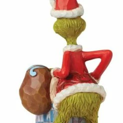 The Christmas Palace 5" THE GRINCH IN CHIMNEY ORNAMENT Christmas Ornaments