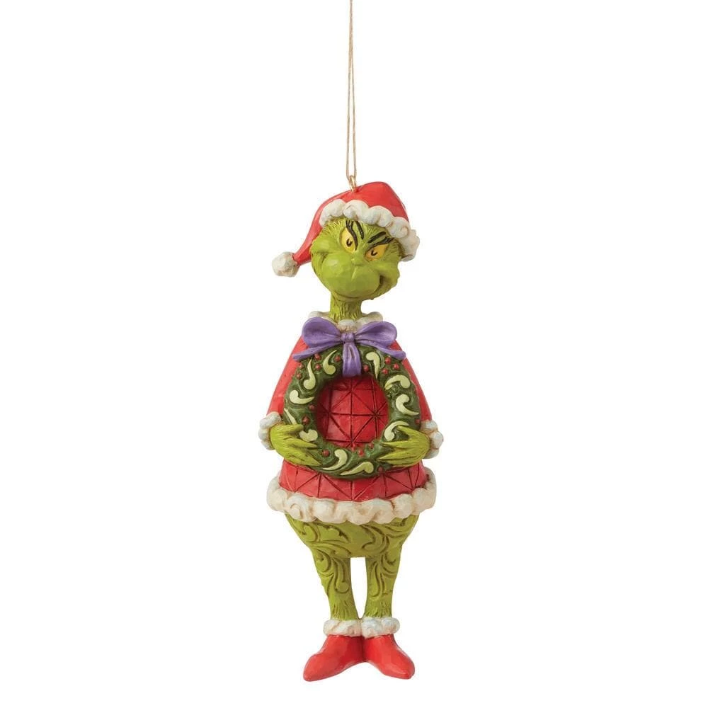 Best reviews of π The π Christmas Palace 6" GRINCH HOLDING WREATH ORN π 1 The Christmas Palace 6" GRINCH HOLDING WREATH ORN