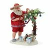 The Christmas Palace POSSIBLE DREAMS 11" SANTA CHRISTMAS PALM