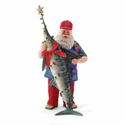 The Christmas Palace POSSIBLE DREAMS 14" MERRY MARLIN BY THE SEA Santas