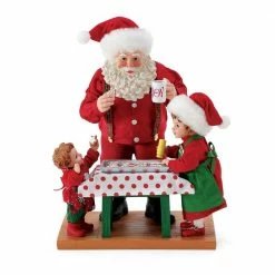 The Christmas Palace Santas POSSIBLE DREAMS 10.5" SANTA JOY OF BAKING