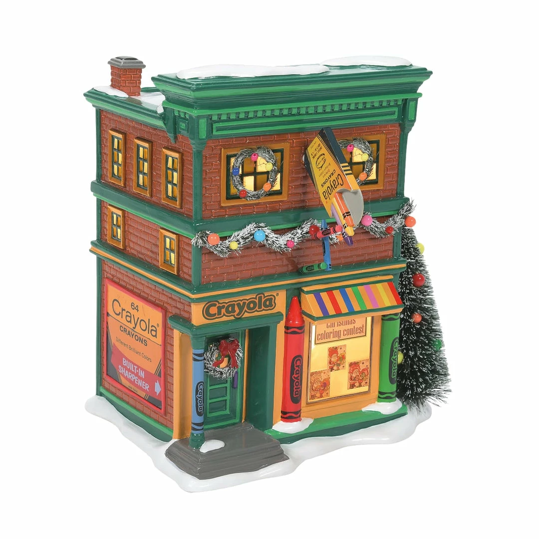 Best Sale π₯ The π Christmas Palace SNOW VILLAGE CRAYOLA CRAYON STORE Department 56 βοΈ 1 The Christmas Palace SNOW VILLAGE CRAYOLA CRAYON STORE Department 56