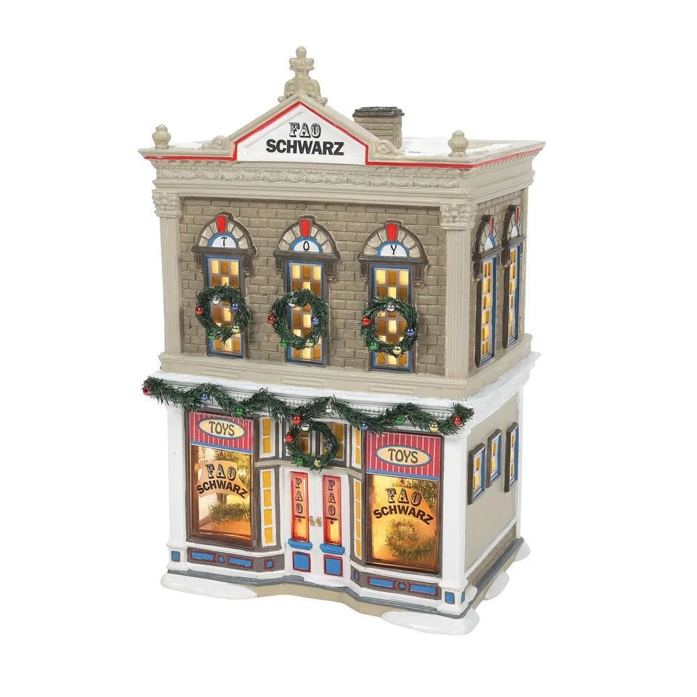 Best deal ⭐ The ❄ Christmas Palace Department 56 SNOW VILLAGE THE WONDER OF A FAO TOY STORE ✨ 1 The Christmas Palace Department 56 SNOW VILLAGE THE WONDER OF A FAO TOY STORE