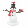The Christmas Palace Department 56 VILLAGE ACCESSORY CARDINAL CHRISTMAS SNOWMAN