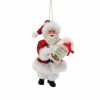The Christmas Palace POSSIBLE DREAMS 6" SANTA STOPS HERE ORNAMENT