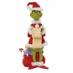 The Christmas Palace Table Tops 9" GRINCH CHECKING HIS LIST