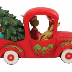 Hot Sale β The π Christmas Palace 5" THE GRINCH WITH FRIENDS IN A TRUCK 𧨠6 The Christmas Palace 5