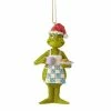The Christmas Palace THE GRINCH IN AN APRON WITH COOKIES ORNAMENT Christmas Ornaments