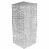 The Christmas Palace 18" X 8" SILVER MESH BOX Hats & Boxes