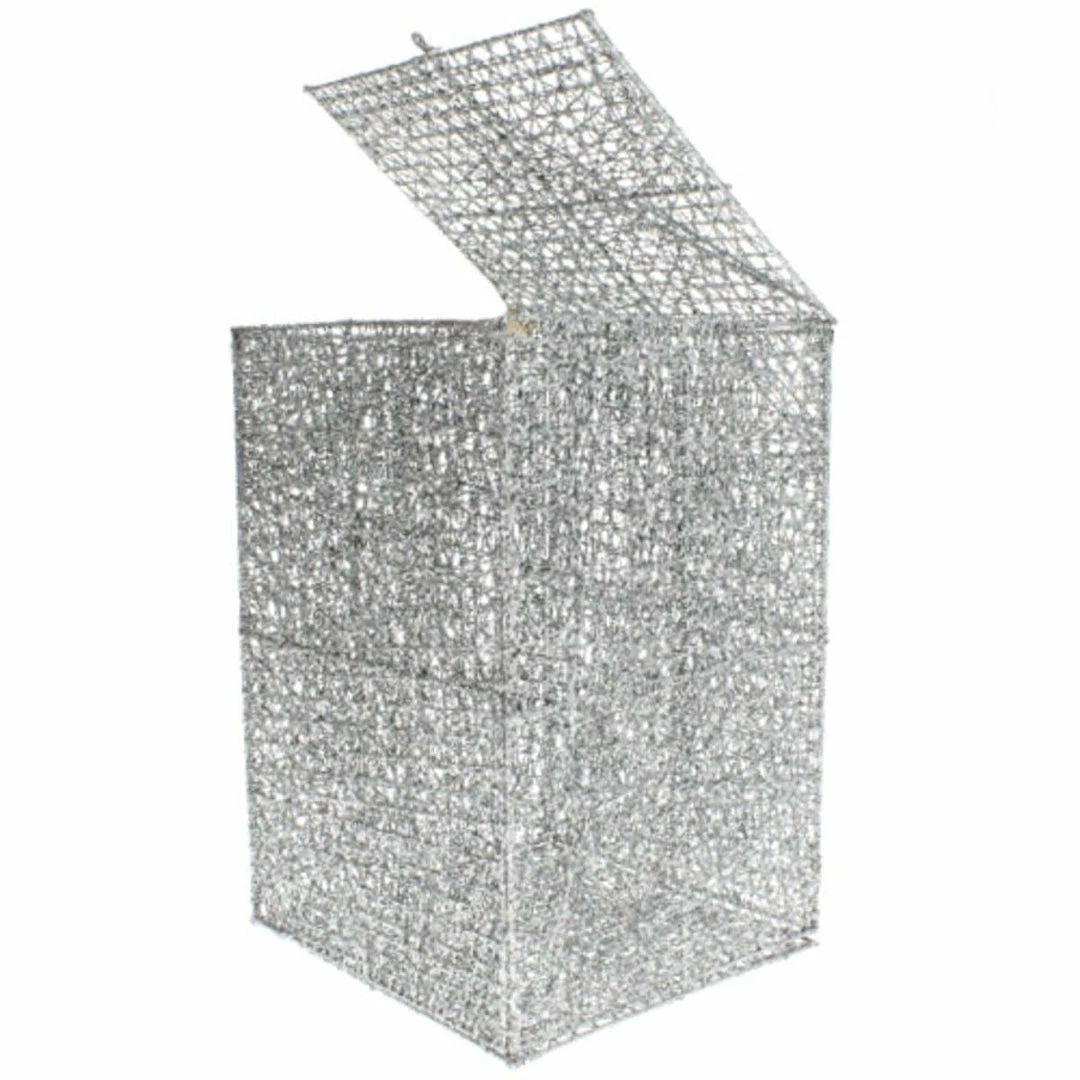 Top 10 π₯ The π Christmas Palace 12" X 8" SILVER GLITTER MESH BOX π 2 The Christmas Palace 12" X 8" SILVER GLITTER MESH BOX