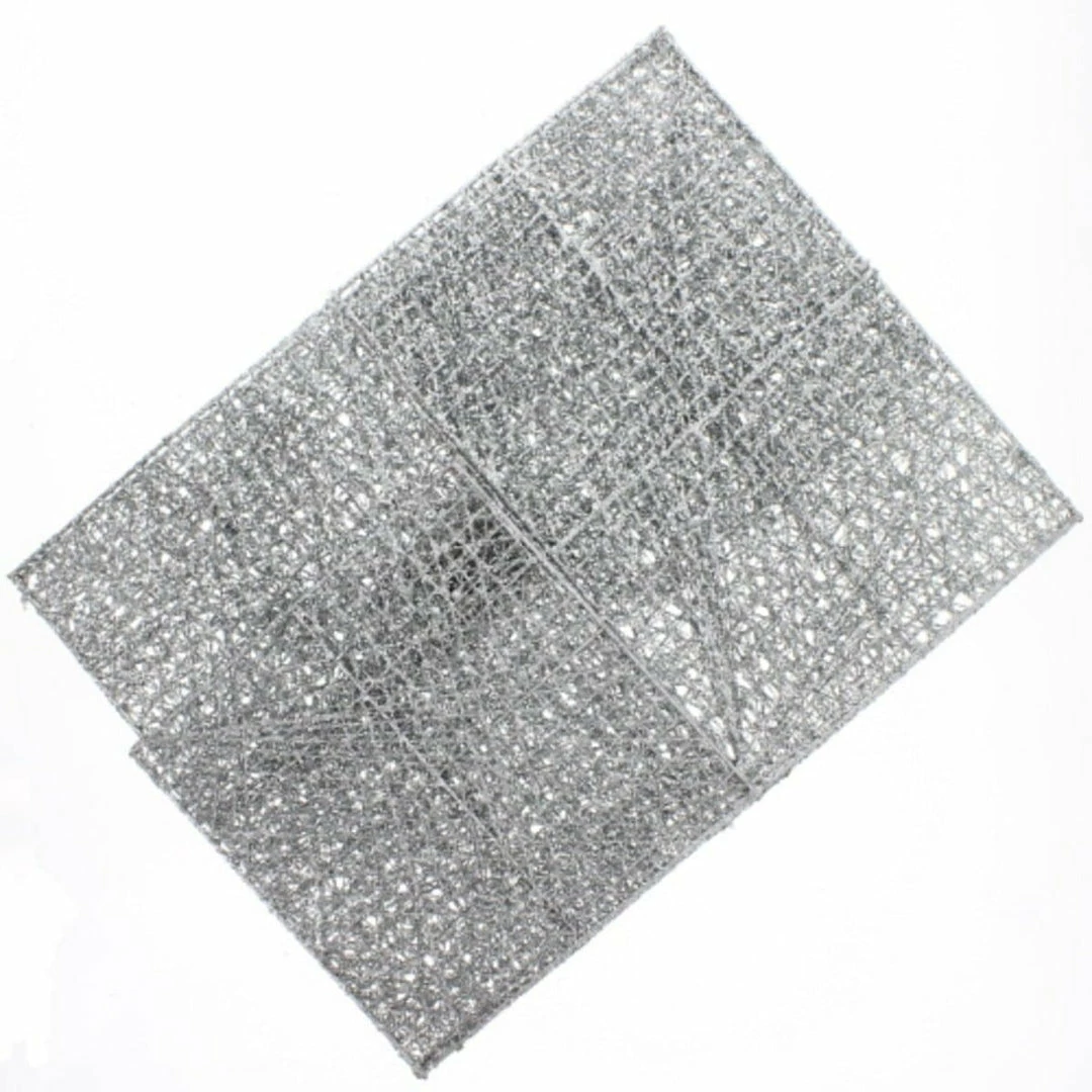 Top 10 π₯ The π Christmas Palace 12" X 8" SILVER GLITTER MESH BOX π 3 The Christmas Palace 12" X 8" SILVER GLITTER MESH BOX