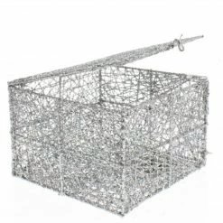 The Christmas Palace 4" X 6" SILVER MESH BOX Hats & Boxes