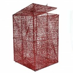 The Christmas Palace 12" X 8" RED MESH BOX