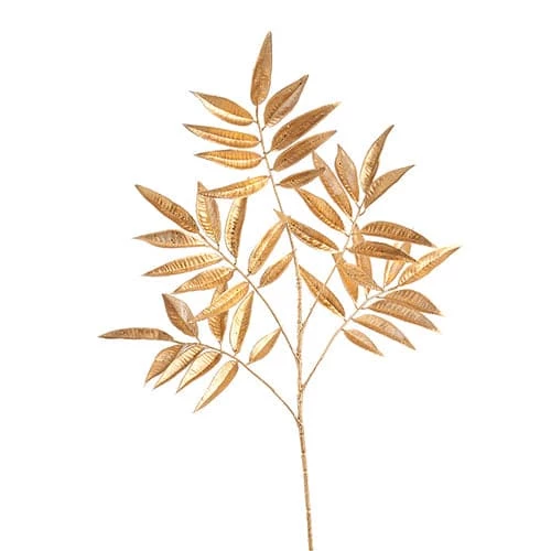 Flash Sale π The π Christmas Palace 27" GOLD METTALLIC LONGAN LEAF SPRAY SET OF 6 Stems & Picks π 1 The Christmas Palace 27" GOLD METTALLIC LONGAN LEAF SPRAY SET OF 6 Stems & Picks