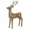 The Christmas Palace 29" GOLD ANTIQUE REINDEER