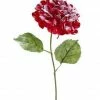 The Christmas Palace 27" RED SNOWY HYDRANGEA SET OF 6 Flowers