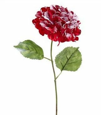 Cheapest β The π Christmas Palace 27" RED SNOWY HYDRANGEA SET OF 6 Flowers β 1 The Christmas Palace 27" RED SNOWY HYDRANGEA SET OF 6 Flowers