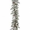 The Christmas Palace 6 FT SNOW PINE GARLAND WITH CONE UNLIT Garlands