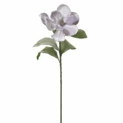The Christmas Palace Flowers 29" LAVENDER VELVET MAGNOLIA SET OF 6