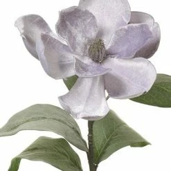 The Christmas Palace Flowers 29" LAVENDER VELVET MAGNOLIA SET OF 6