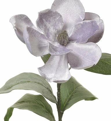 Promo π The π Christmas Palace Flowers 29" LAVENDER VELVET MAGNOLIA SET OF 6 π 2 The Christmas Palace Flowers 29" LAVENDER VELVET MAGNOLIA SET OF 6
